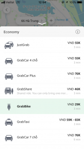 ベトナム　ハノイでのGrabの使い方【言語不要】