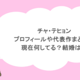 チャ・テヒョンのプロフィールや代表作まとめ！現在何してる？結婚は？